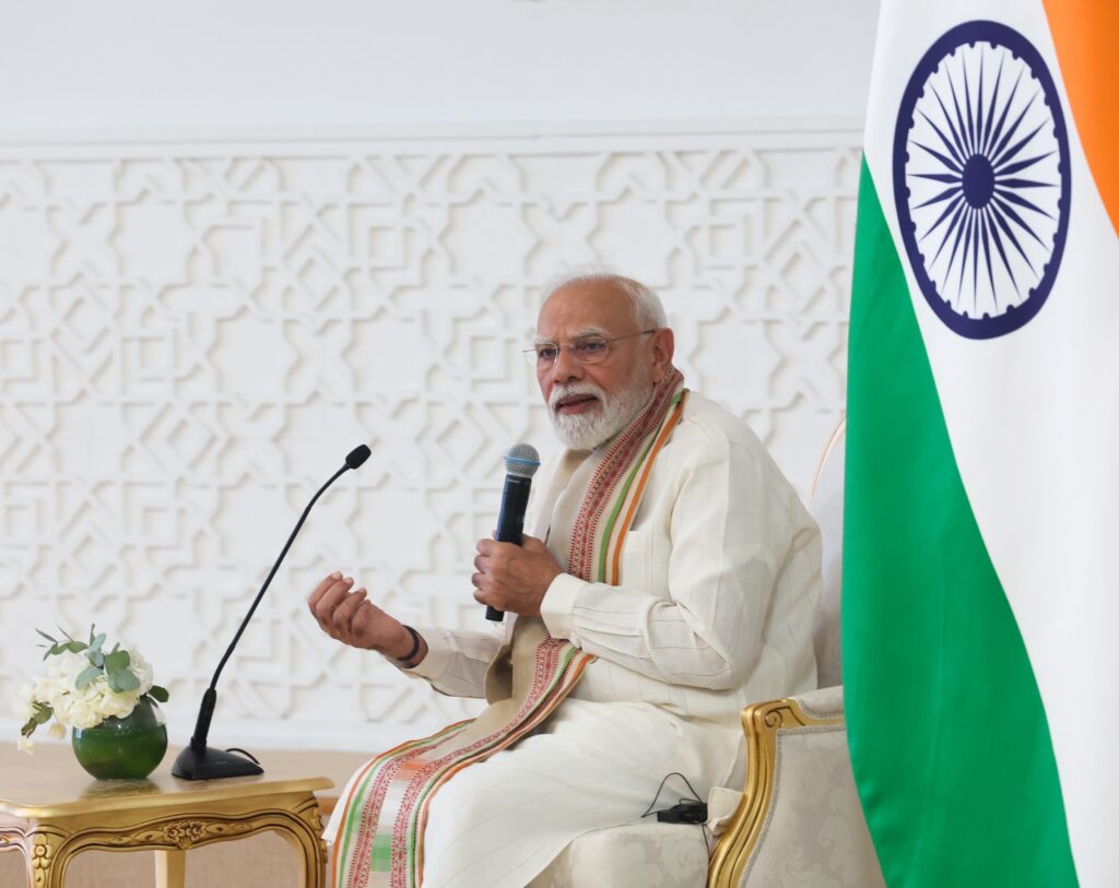 “Emotions expressed exactly as they were in my heart”: PM Modi on Uzbek students reciting his poems during visit to Mahatma Gandhi Centre