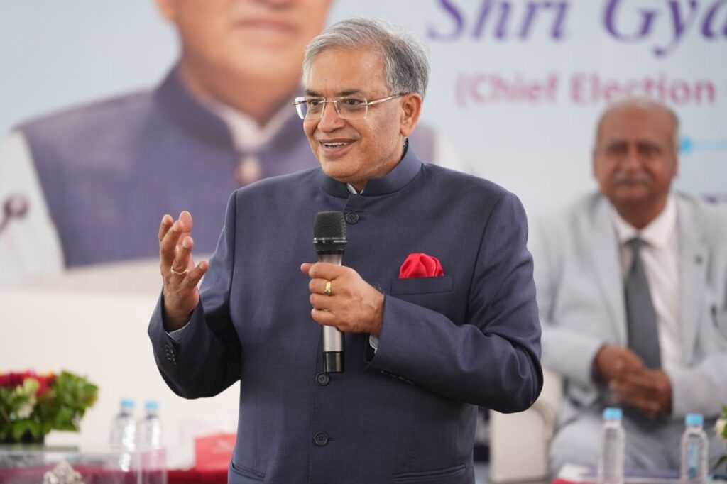 Indian EVMs not connected to internet, Bluetooth or Wi-Fi: CEC Gyanesh Kumar