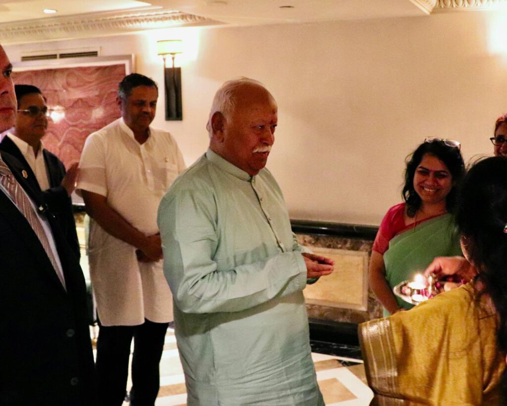 US rights body provokes again, calls for sanctions against RSS ahead of Mohan Bhagwat’s Madison Square Garden address
