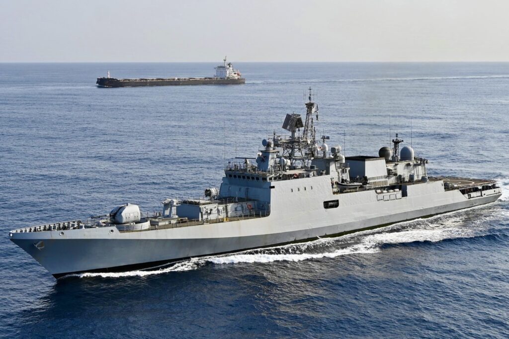 Indian Navy ensures safe transit of merchant vessels MV Union Mariner, Dagher through Bab-el-Mandeb Strait