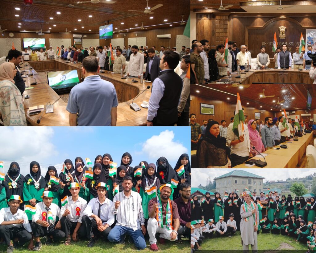 Har Ghar Tiranga campaign goes on in full swing across Budgam