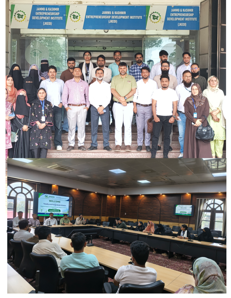 JKEDI Organises Entrepreneurship Orientation Programme for RRIUM Faculty and Research Scholars