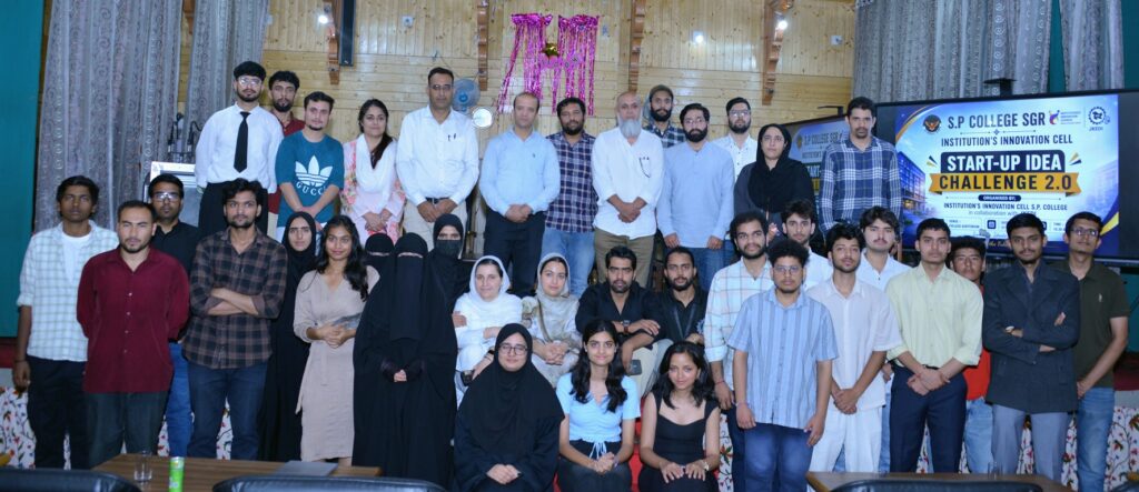 JKEDI Srinagar in Collaboration with S.P. College Sgr Conducts Startup Idea Challenge 2.0