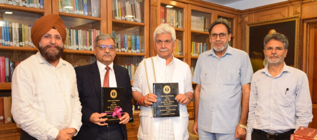 JKPSC Submits 67th Annual Report to LG; Makes 1,152 Selections in 2025-26