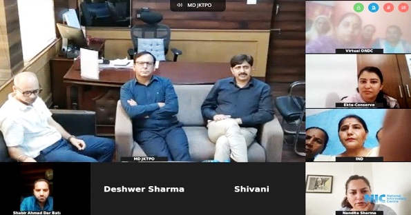 JKTPO organises virtual E-Commerce Seller Awareness cum Onboarding Drive on ONDC