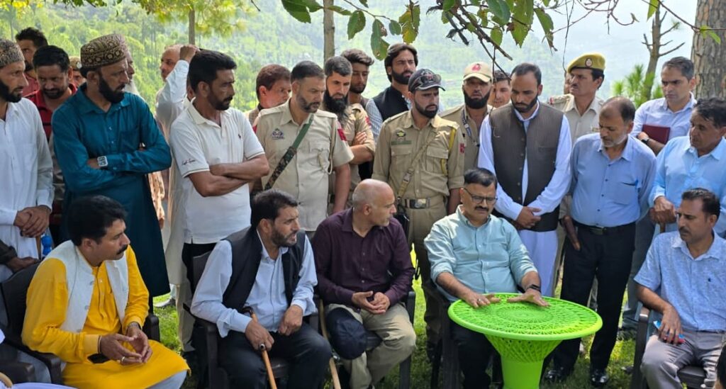 Javed Rana visits landslide-hit areas in Poonch, assures all support to affected families