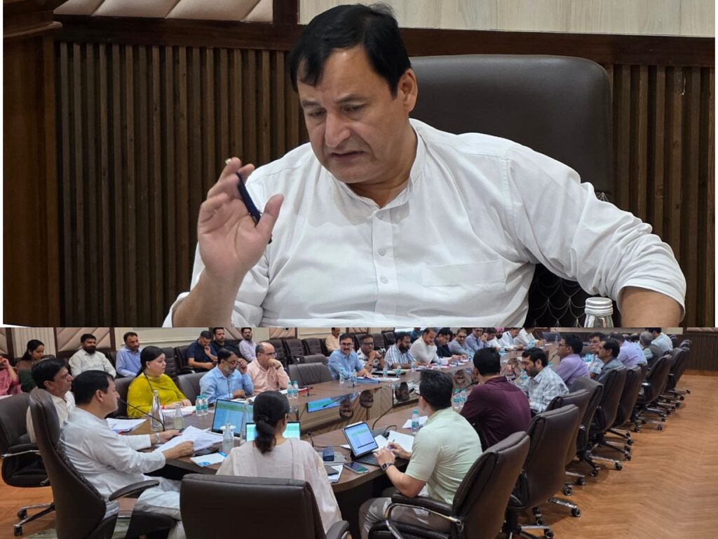 Javid Dar reviews Rural Development initiatives in Jammu Division