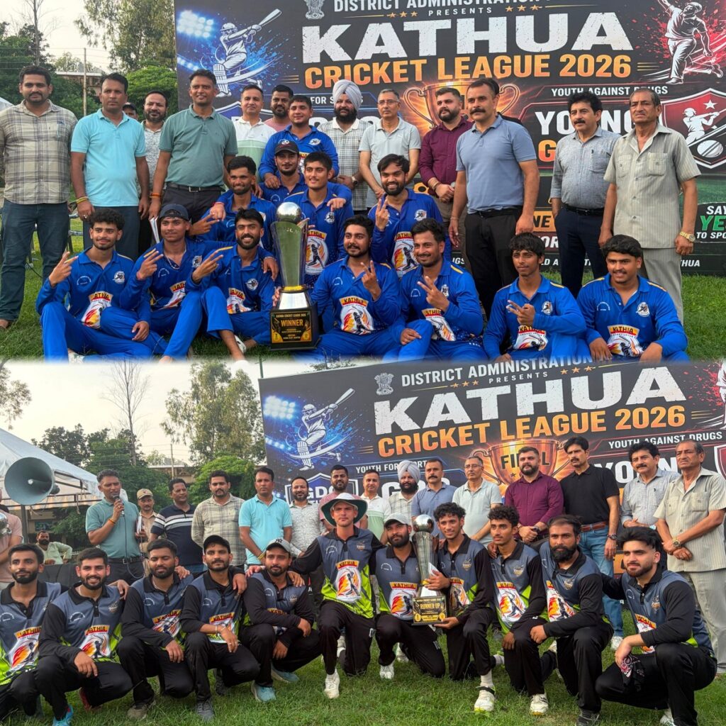 Kathua Cricket League concludes with strong message of Sports against Drugs
