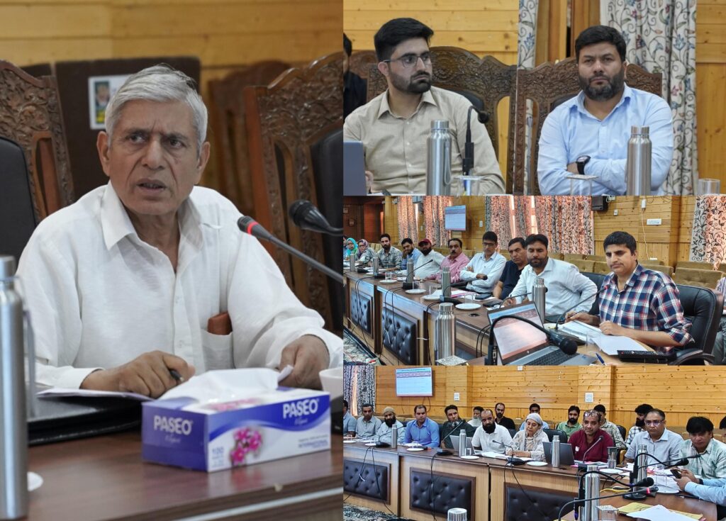 MLA Bandipora reviews Development Works, stresses timely Public Service Delivery