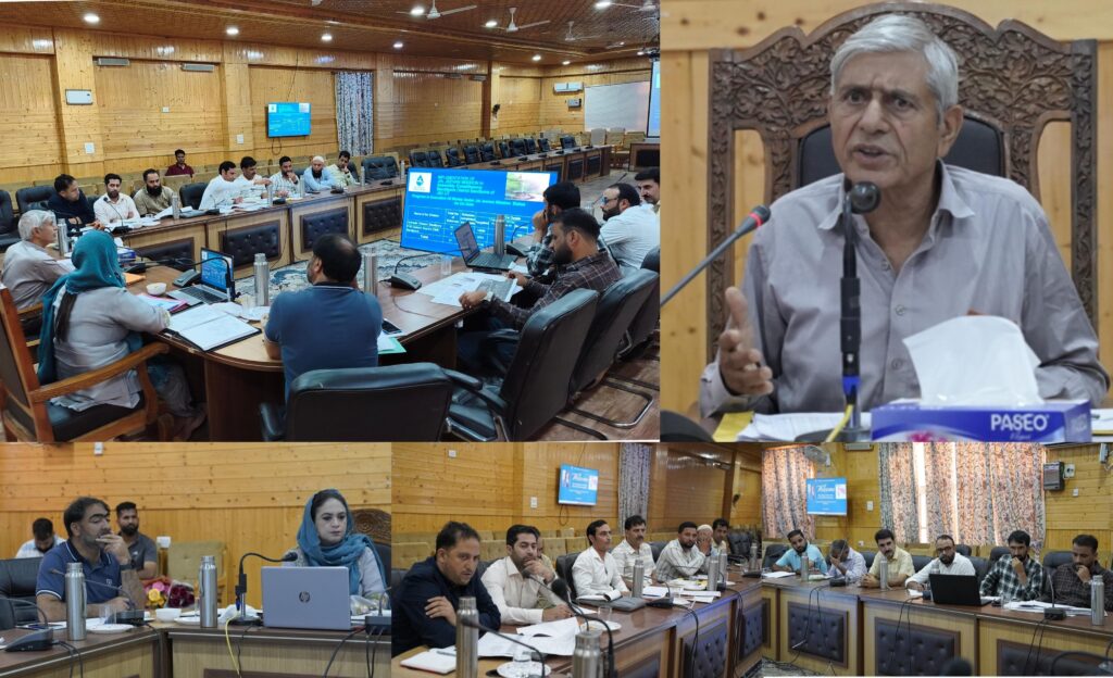 MLA Bandipora reviews functioning of Jal Shakti Department, directs timely completion of ongoing Works