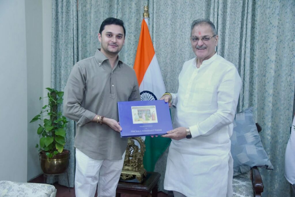 Martand Singh Calls on Himachal Governor Kavinder Gupta in New Delhi