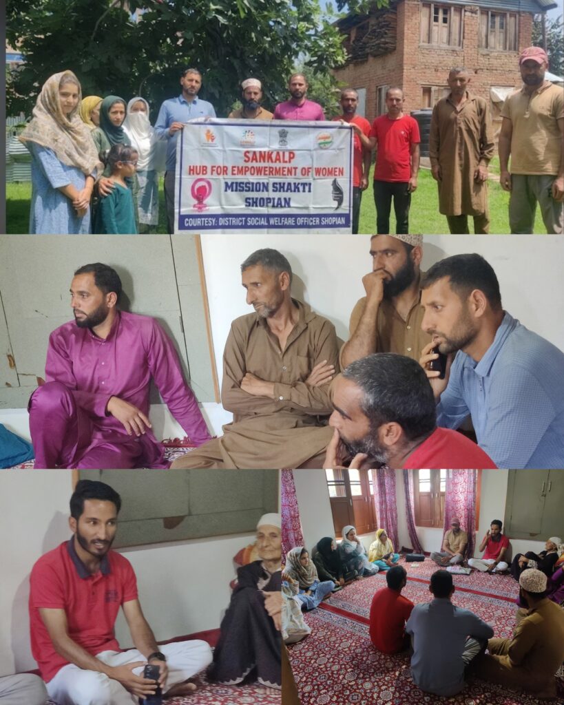 Mission Shakti Shopian conducts Awareness Programme on welfare initiatives for women at kathollan