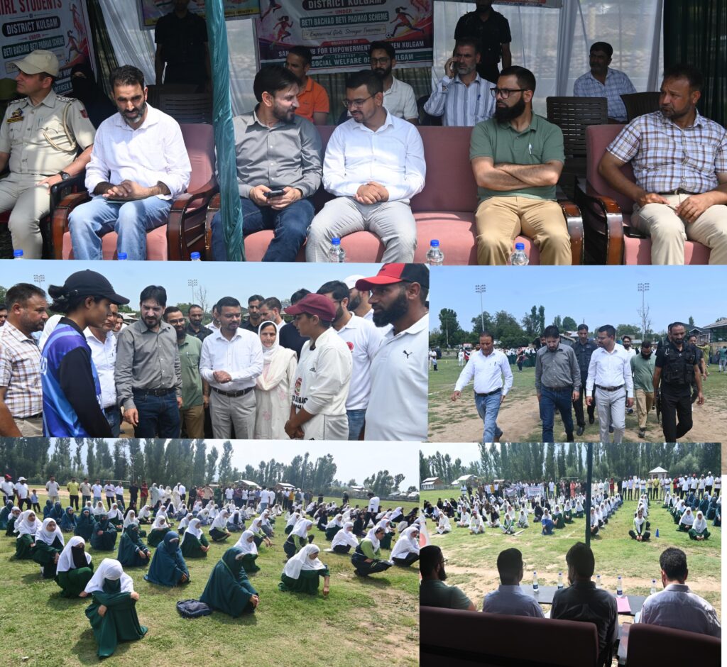 Multi-Discipline Sports tournaments for girls inaugurated in Kulgam under BBBP