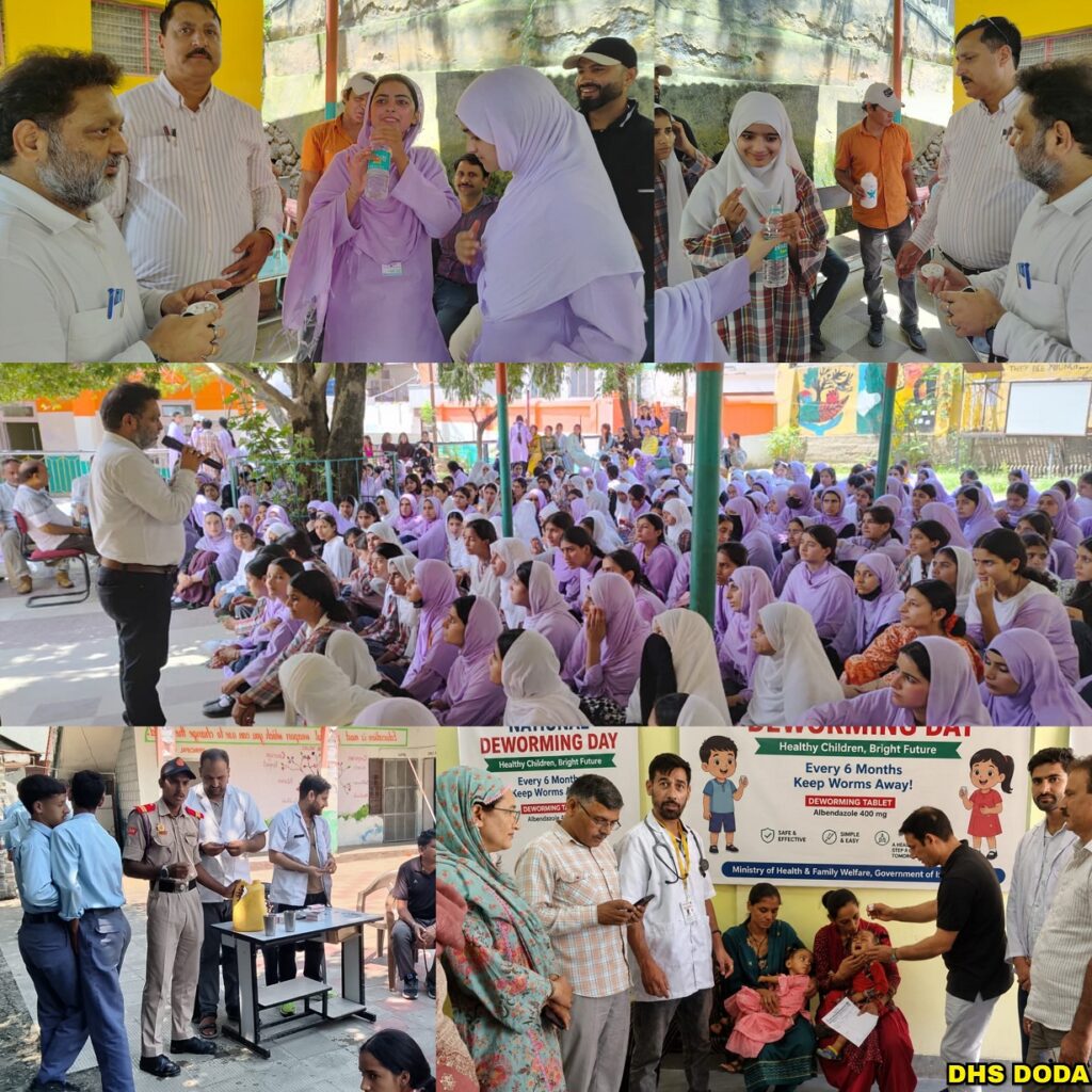 National Deworming Day observed across district Doda with focus on 100% coverage