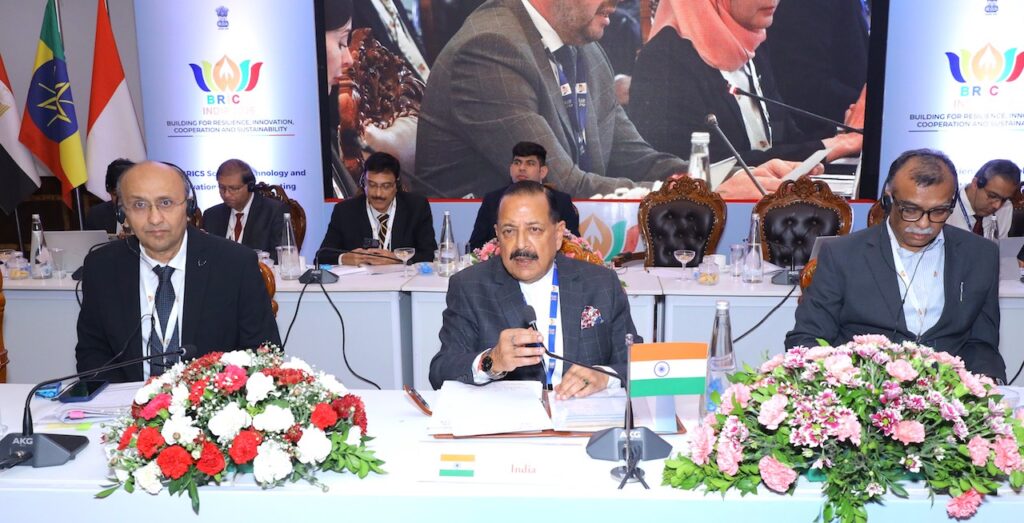 Dr Jitendra inaugurates BRICS Ministers meet at Chennai, defines India’s global outreach