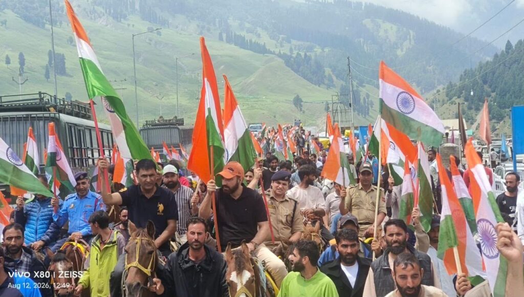Pony Rally held at Sonamarg as part of ‘Har Ghar Tiranga’ Campaign