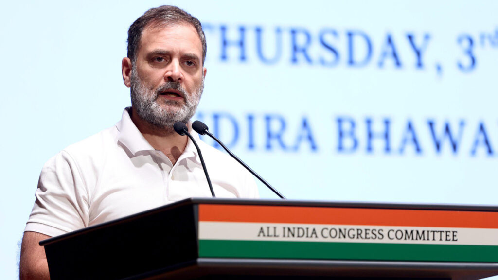 “Nation remains united against terrorism”: Rahul Gandhi condemns Kulgam attack