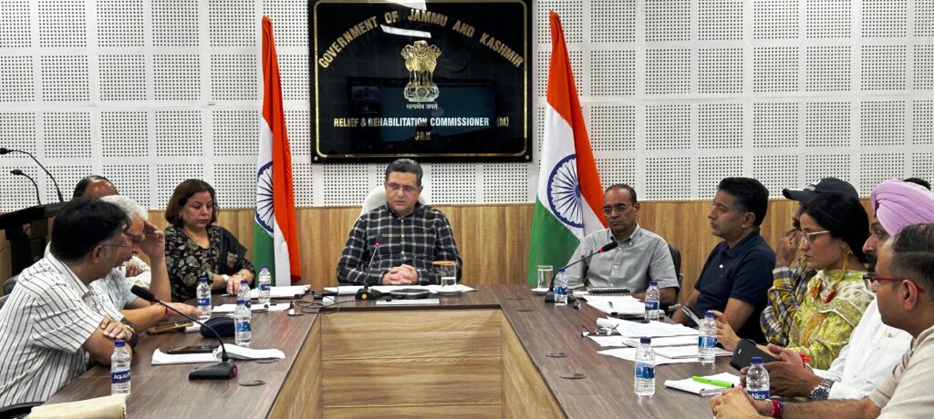 Relief Commissioner reviews delivery of essential services in the migrant camps
