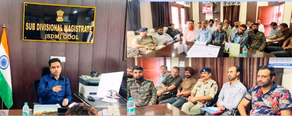 SDM Gool reviews preparations for “Har Ghar Tiranga” campaign