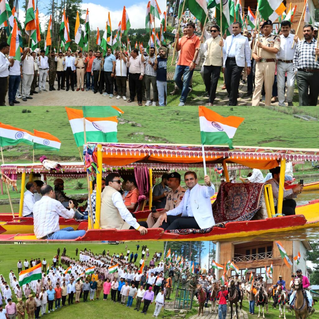 Sanasar turns Tricolour as Ramban celebrates Har Ghar Tiranga at picturesque tourist destination