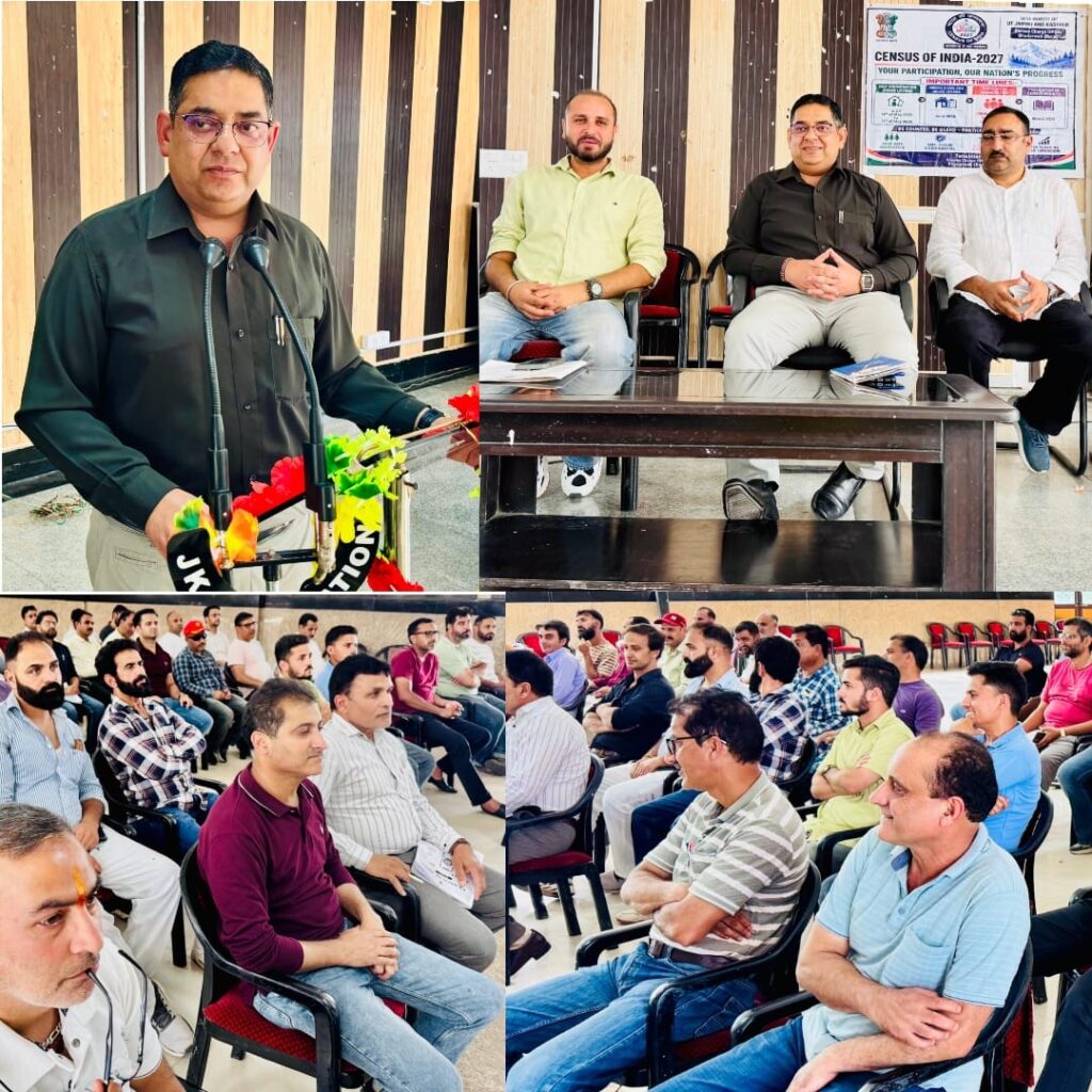 Second-day training programme for Census-2027 population enumeration held at Bhaderwah