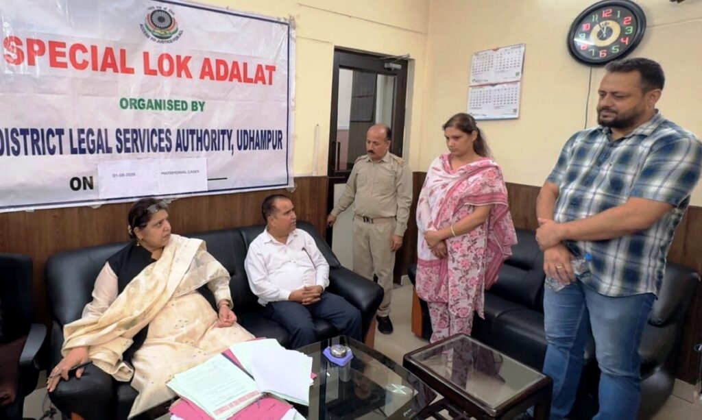 Special Lok-Adalat for Matrimonial cases held at Udhampur
