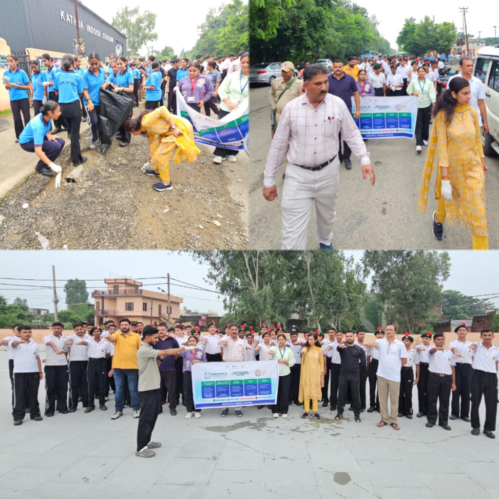 Swachhta Drive adds civic spirit to Vande Mataram, Har Ghar Tiranga Campaign in Kathua