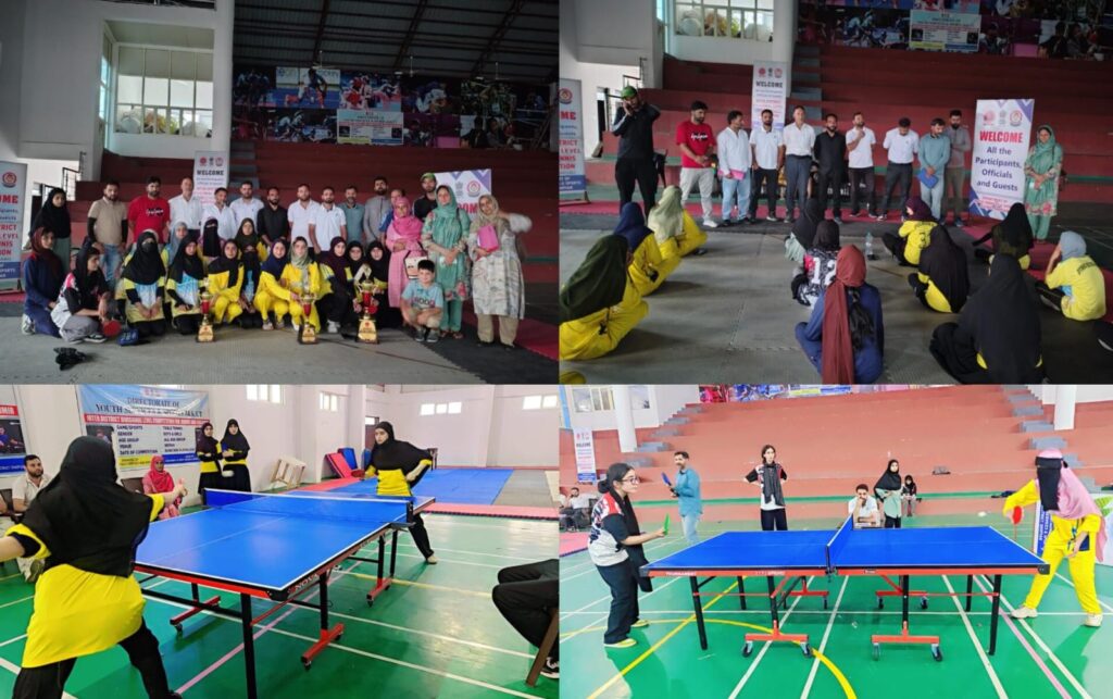 Table Tennis Championship U19 Girls Concludes at Shopian.