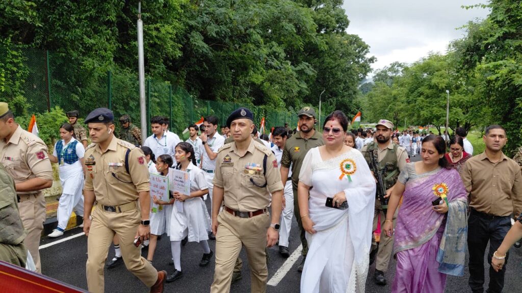 Reasi Police Organise Tiranga Rally in Kakryal, Hold Awareness Session on Drugs and Cyber Crime