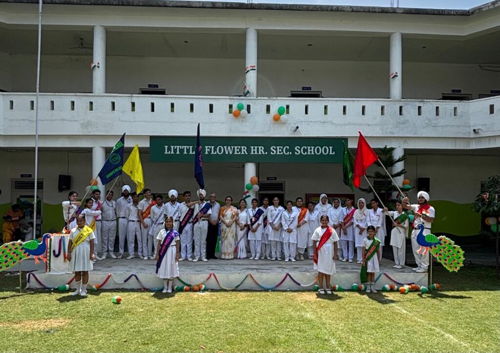 Little Flower School Celebrates Independence Day, Holds Investiture Ceremony