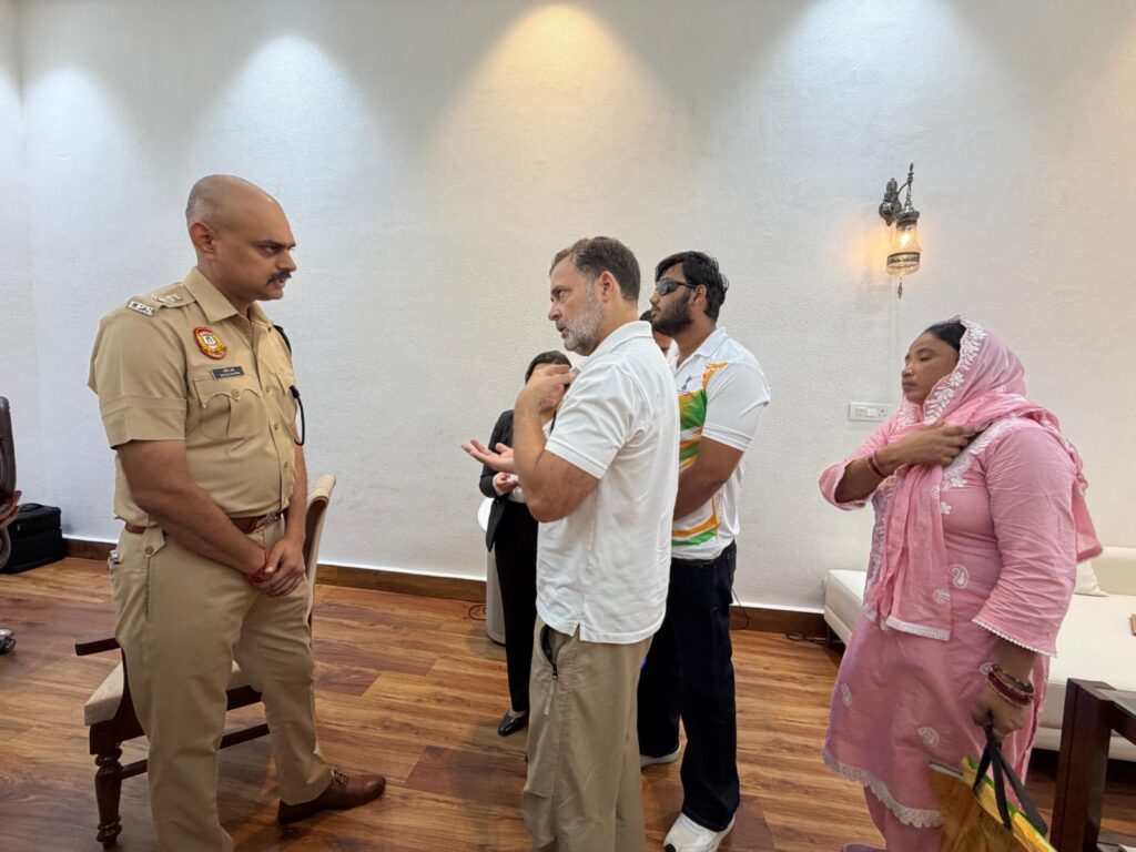 Rahul Gandhi questions delay in FIR registration in Sahil Lochav pellet gun case, alleges “brakes on justice applied from top”