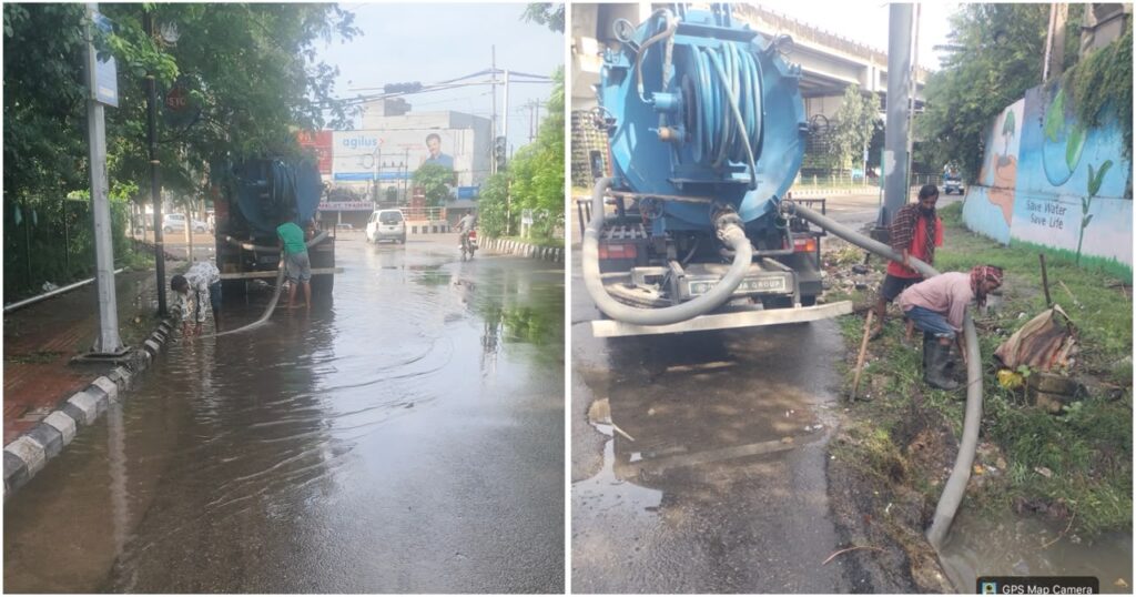 JMC Mobilises QRTs After Heavy Rain Triggers Waterlogging Across Jammu