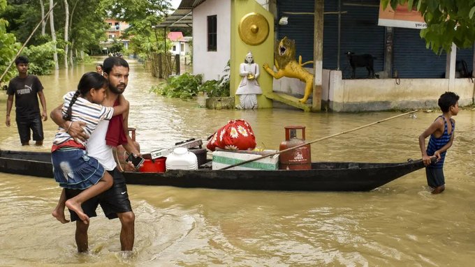 Death toll reaches 82 as 1.92 lakh people remain affected by floods in Assam