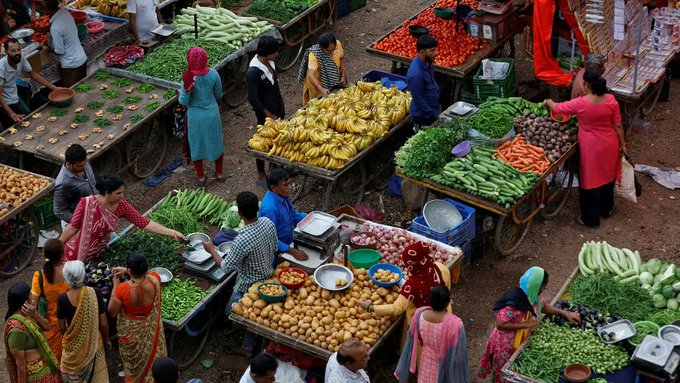 India’s July CPI inflation rises to 4.45% as food prices accelerate