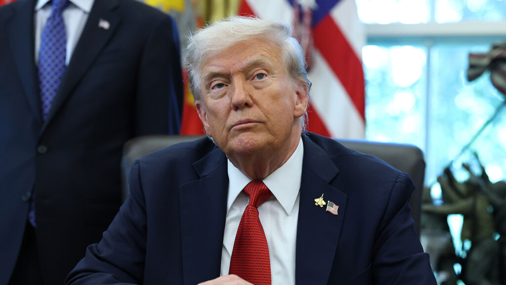 US President Donald Trump calls Strait of Hormuz “American territory”, says Iran will “never” have nuclear weapon