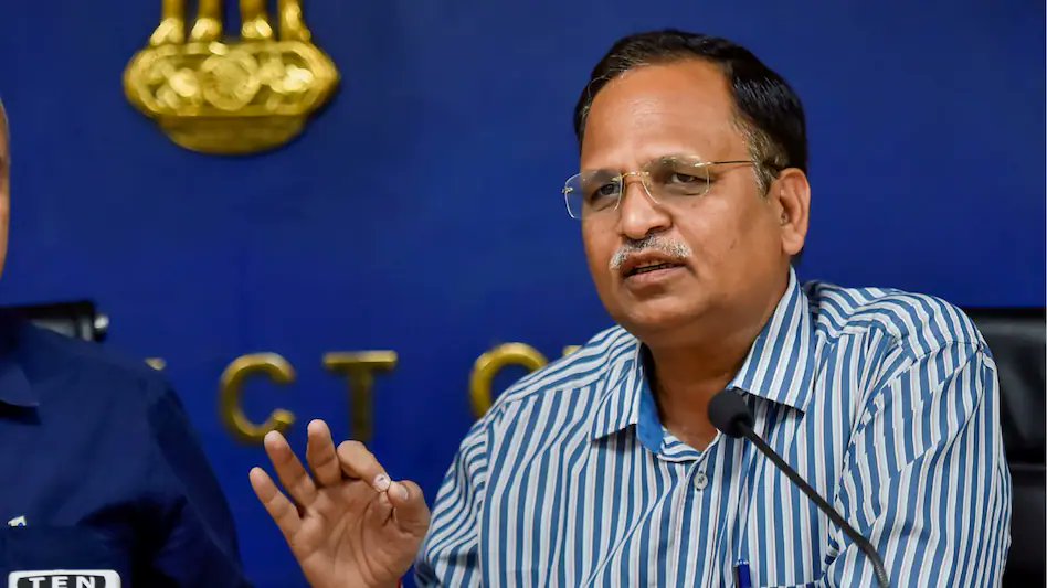 Former Delhi Minister Satyendar Jain Among Six Arrested in DJB Sewage Plant Tender Case