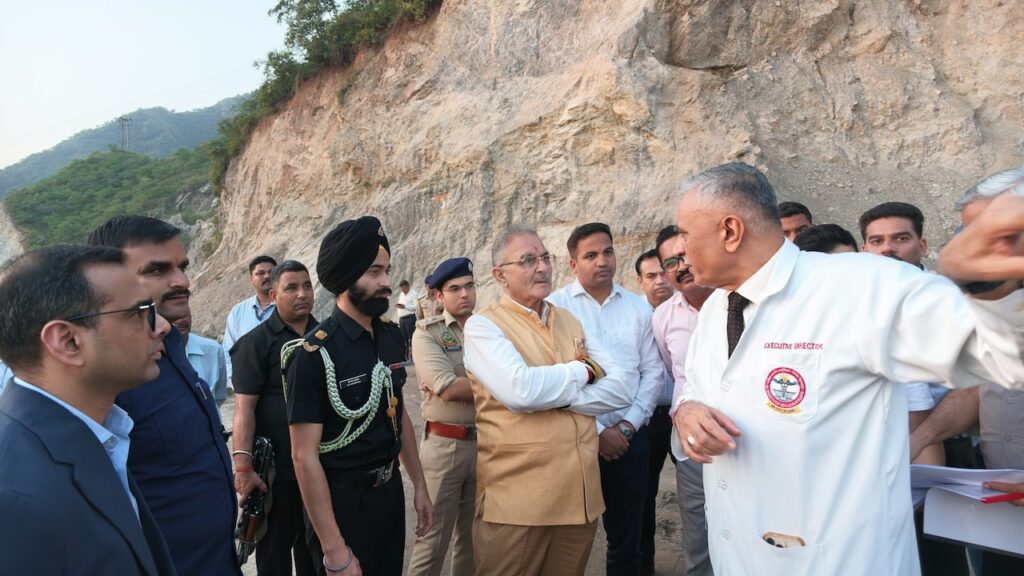 Governor Kavinder Gupta Inspects NH-205 Four-Laning Work Ahead of President’s Bilaspur Visit