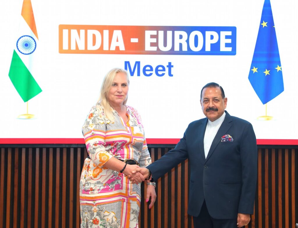 European Parliament delegation meets Dr Jitendra, focus on effective ‘Free Trade Agreement’ implementation