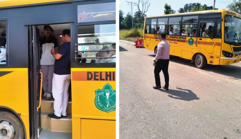 10 School buses challaned at Udhampur for violation of safety norms