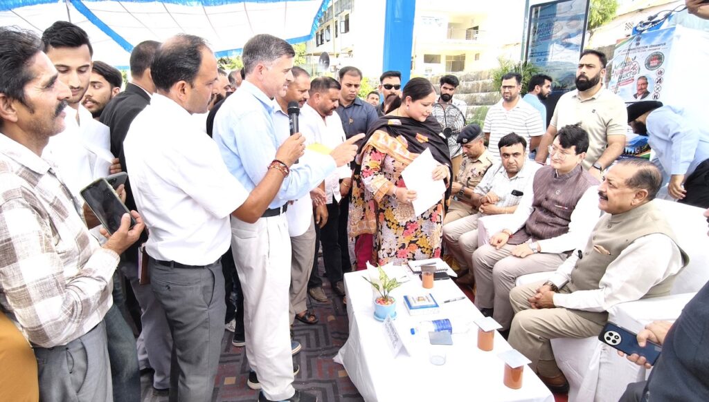 Dr. Jitendra Singh holds Public Darbar at Udhampur; several issues resolved on the spot: