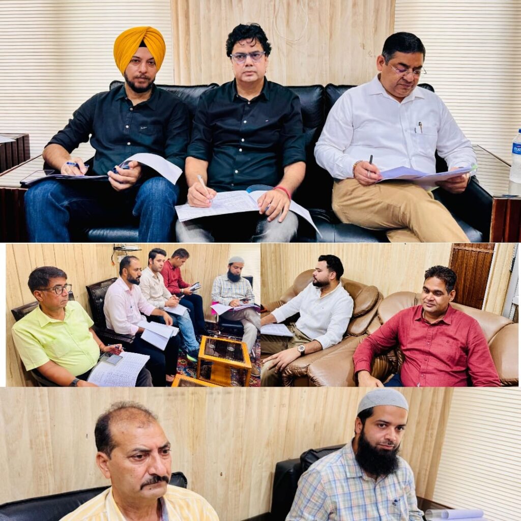ADC Bhaderwah chairs BOCA meeting