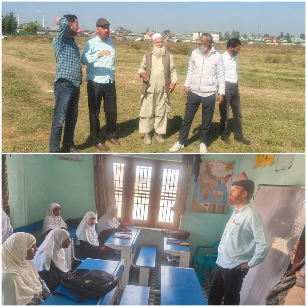 ADC Sopore inspects land for establishment of Government Ayurvedic Medical College