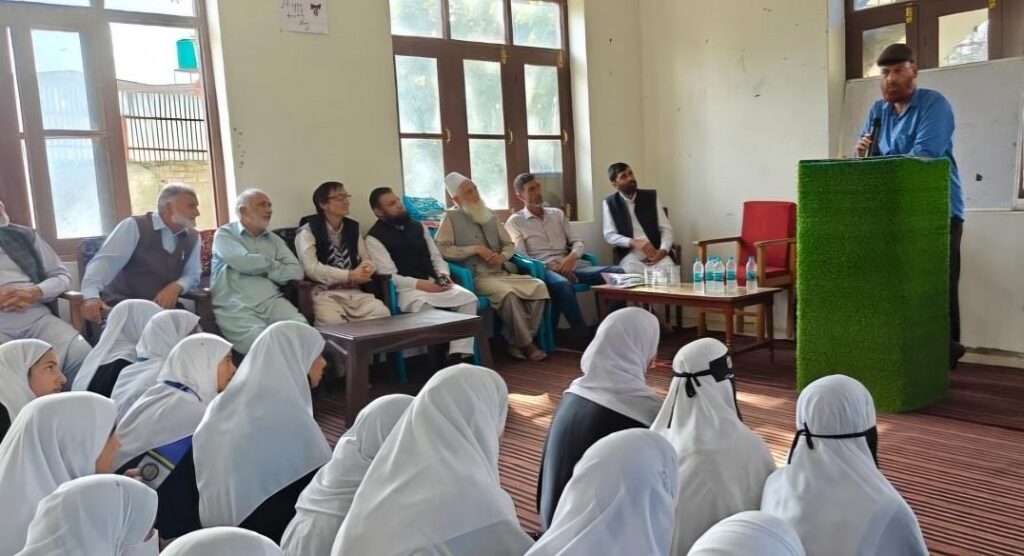 ADC Sopore addresses Interaction Programme at GGHS Bomai, Calls for Holistic Development of Students