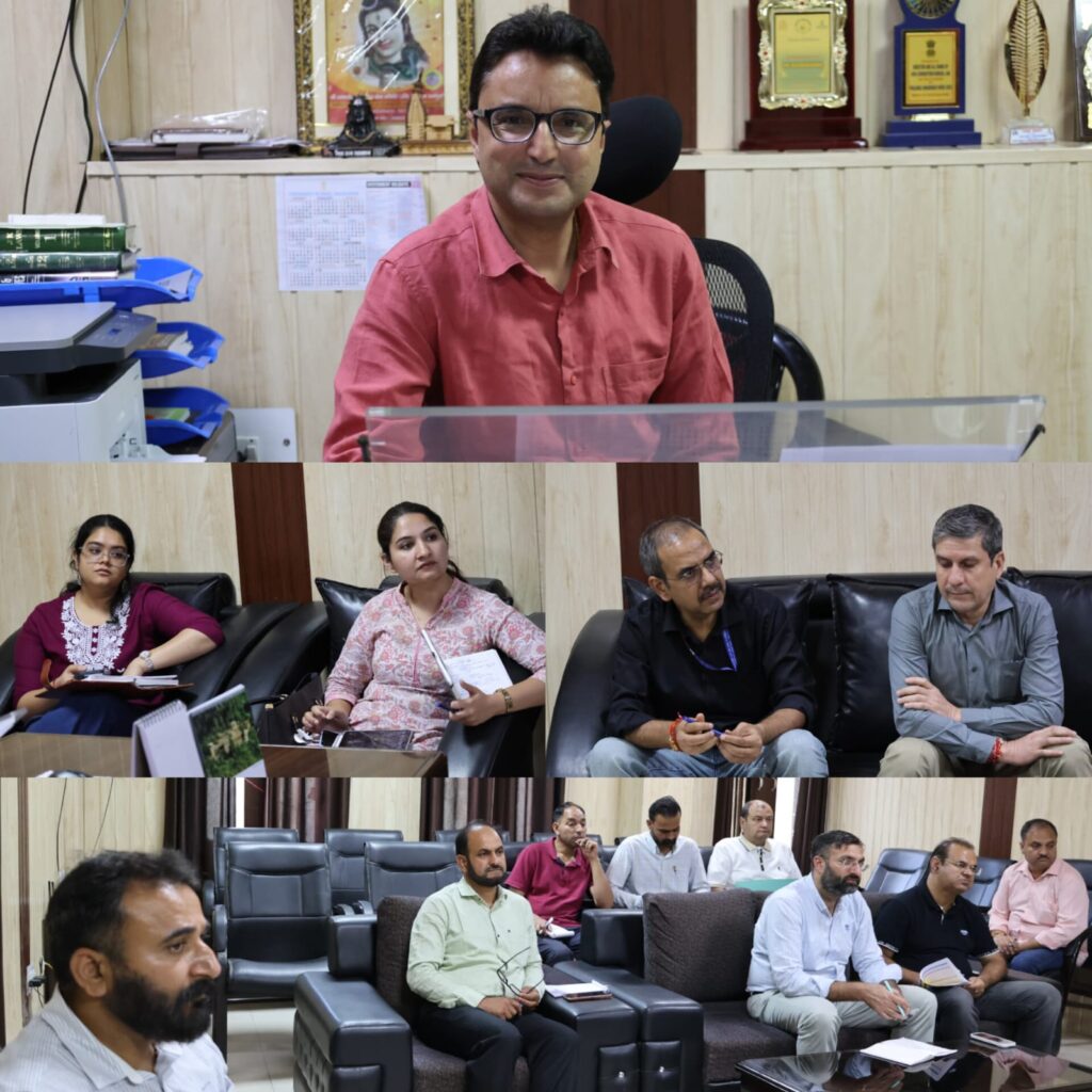 ADC Ramban reviews formulation of departmental Action Plans under Youth Empowerment Programme