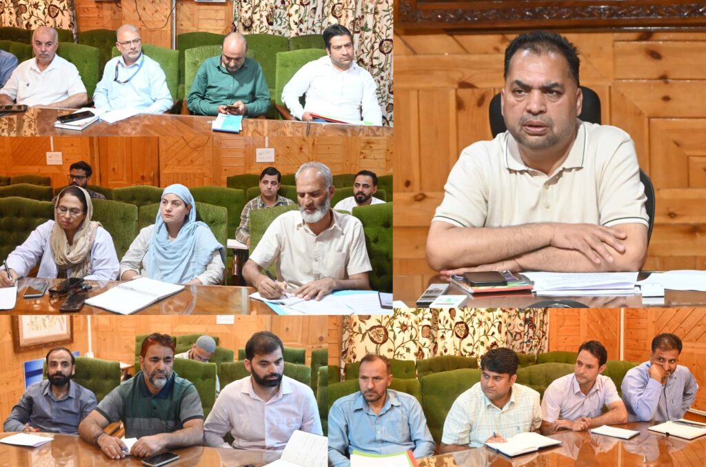 ADDC Shopian Chairs Meeting to Review Implementation of NAPS