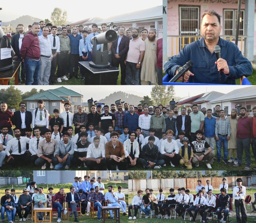 ADDC Shopian presides over “Moon Gazing & Night Sky Observation Camp” at GHSS Sedow