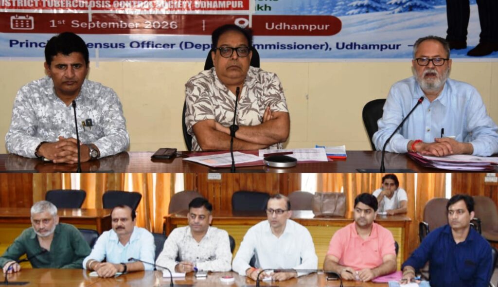 ADDC reviews implementation of TB Mukt Bharat Abhiyan in Udhampur
