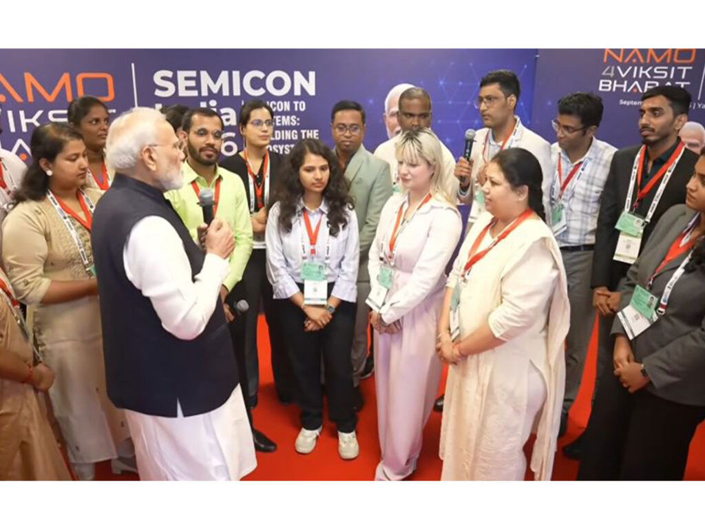Prime Minister Narendra Modi visits SEMICON India 2026 exhibition, interacts with participants