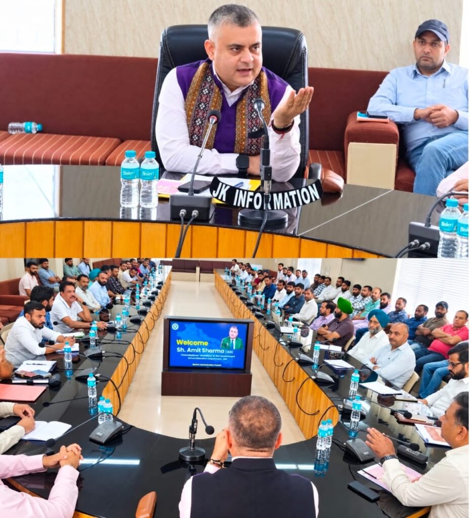 Amit Sharma reviews census preparedness in Poonch; highlights digital, paperless Census at Press Conference