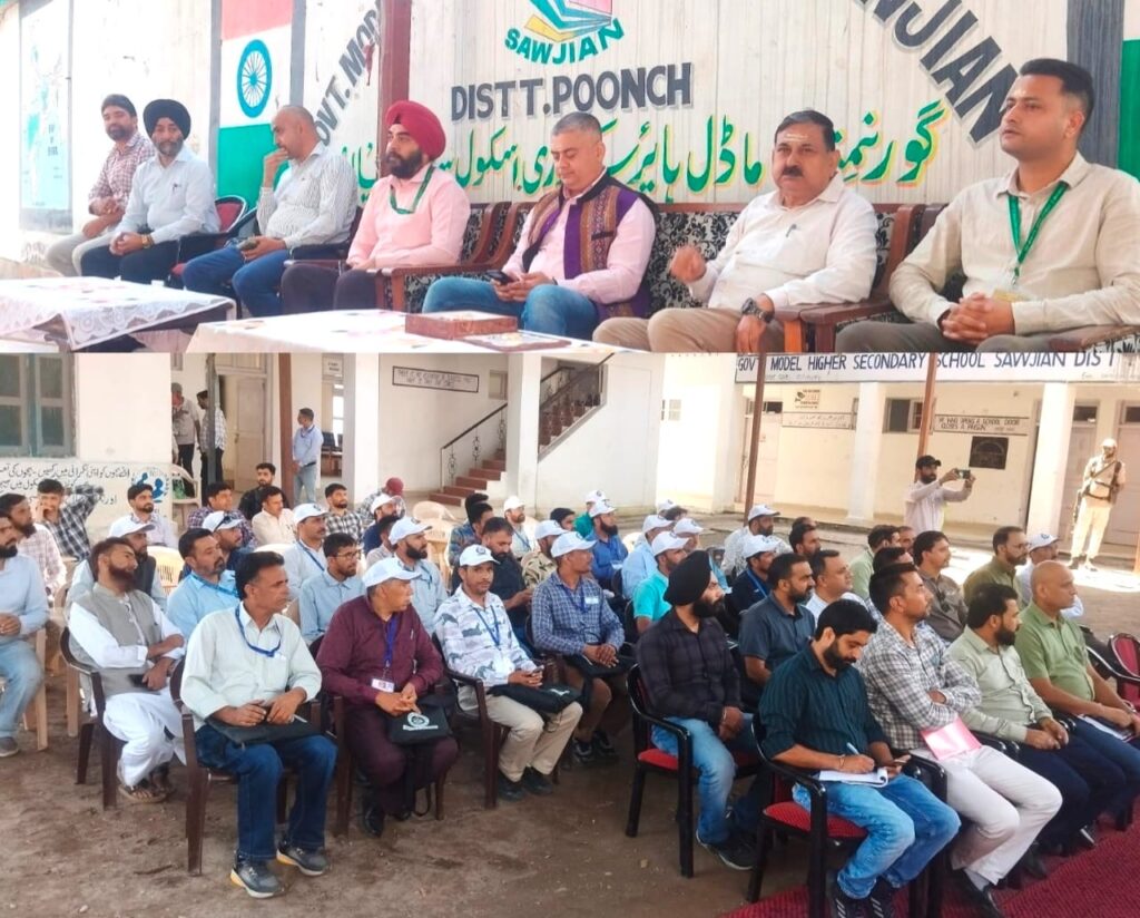 Amit Sharma visits Snow-Bound Sawjian, Reviews Phase-II Population Enumeration